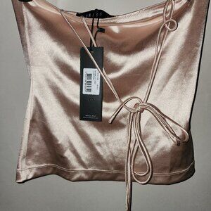 Lioness NWT Minimalist tank halter tie top